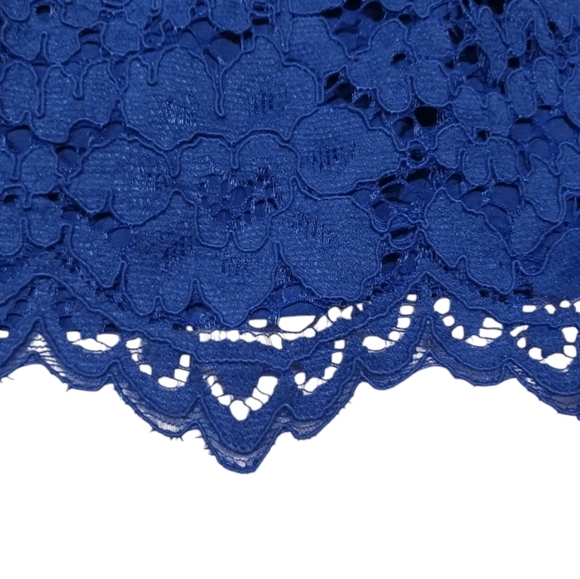 SOLD Talbots Lace Overlay Fit & Flare Cocktail Dress - Picture 9 of 9